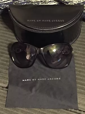 GAFAS DE SOL MARC BY MARC JACOBS MMJ054/N/S NEGRO DETALLE DE ESLABONES DE CADENA PLATEADAS CON ESTUCHE Foto 1 de 4