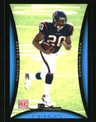 Steve Slaton 2008 Bowman #189 FOOTBALL Card - Image 1 of 2