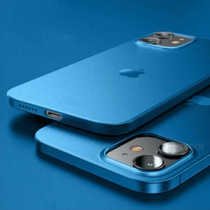 Case For iPhone 15 14 Pro Max 13 12 11 XR 8 SE Ultra-thin Matte Shockproof Cover - Picture 1 of 19