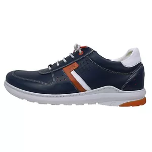 Fluchos Jack: Zapatillas Hombre Piel Flexible Confort Azul Modelo F1162 - Bild 1 von 6