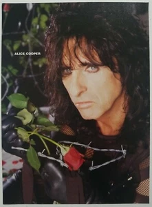 ALICE COOPER  / FULL PAGE PHOTO PINUP POSTER MAGAZINE CLIPPING - Picture 1 of 2