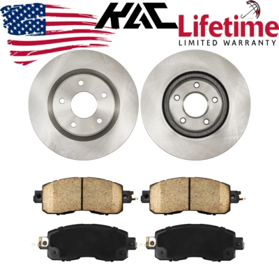 Rotores de disco delanteros pastillas de freno de cerámica para Nissan Altima 2014 2015 2016 2017-2019 Foto 1 de 4