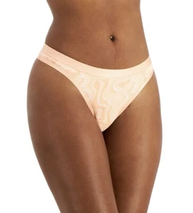 Jenni Women's Elastic Waistband Thong Jagged Lines - Picture 1 of 6