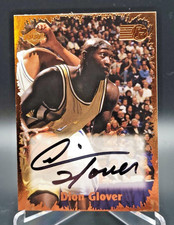 1999 Collector's Edge Rage Pro Signatures Dion Glover #RR-19 Rookie Auto RC