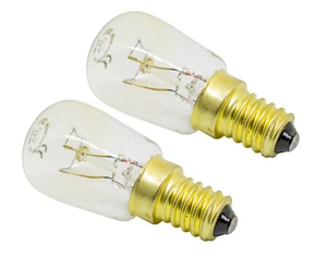 2 x Birnenformlampe Kühlschranklampe Glühlampe 25W klar Nähmaschine - Bild 1 von 2