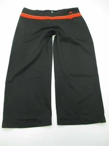 Pantalones Cortos Capri ADIDAS Para Mujer Talla S Deportivos CLIMALITE Rectos y Apretados Negros - Imagen 1 de 6