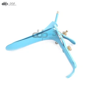 Blue Coated LEEP Graves Speculum Medium Gynecology Surgical Instruments - Picture 1 of 3