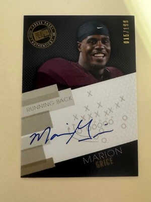 2014 Press Pass Autographs Gold #PPS-MG2 Marion Grice 15/199 - Image 1 of 2