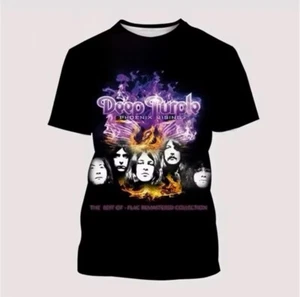 Deep Purple Rock Band 3D Print T-Shirts Men Women Fashion Streetwear Sz 2XL. - Picture 1 of 2
