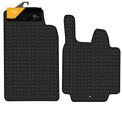 Fits Smart For Two 2007-2015 Fully Tailored 3MM Rubber Heavy Duty Car Floor Mats - Image 1 of 4