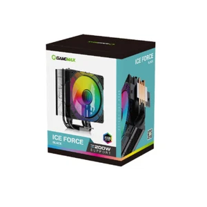 GameMax Ice Force 120mm ARGB Infinity 4-Pin PWM Black CPU Cooler - Picture 1 of 19