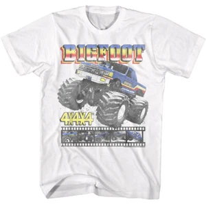 Camiseta para hombre Bigfoot The Original Monster Truck Film Reel 4x4x4 - Imagen 1 de 6