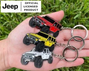 Jeep Wrangler Keychain - Officially Licensed - Jeep Wrangler Accessories Key - Picture 1 of 36