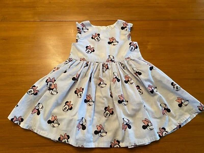 H&M Disney Minnie Mouse 婴儿 幼儿连衣裙 12 Mo VGC — 第 1/4 张图片