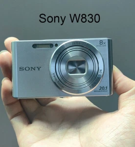 Sony DSC-W830 Cyber-Shot 20.1MP 8x Zoom CCD Vintage Compact Digital Camera - Picture 1 of 7