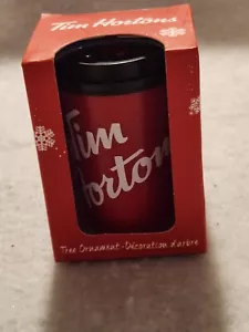 Adorno de Navidad Tim Hortons 2019 taza de café nuevo en caja - Imagen 1 de 2