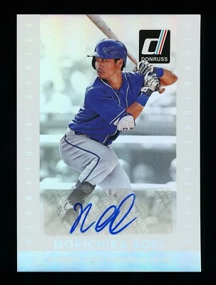 2015 Panini Donruss Norichika Aoki Signature Series Auto Kansas City #60 - Image 1 of 2