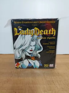 Chaos! Lady Death Moore Creations Porcelain Statue New Sealed 10000 - Picture 1 of 6