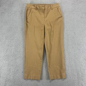 Chicos Pants Womens 6 Brown Tan Mid Rise Dress Pants Business Casual 30x24 - Picture 1 of 12