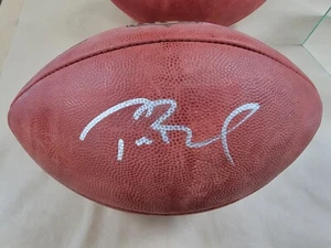 Tom Brady Signed Tampa Bay Buccaneers Super Bowl LV 55 Duke Football Fanatics - Picture 1 of 4