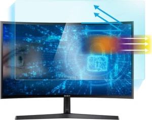 19" anti Blue Light anti Glare Screen Protector for Dell/Hp/Acer/Viewsonic/Asus/ - Picture 1 of 12