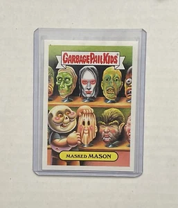 2016 GPK maskierter Freimaurer Halloween Müll Eimer Kinderkarte 8b - Bild 1 von 2