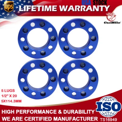 4x 2" for Ford Mustang Taurus Edge Jeep Wrangler TJ Wheel Spacers Adapters 5x4.5 - Image 1 of 4