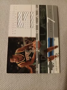 2002 Rashard Lewis Ud Glass Game Gear tarjeta reliquia #RLGG SONICS JERSEY MÁGICA - Imagen 1 de 2