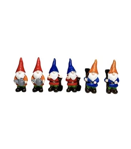 the Spring Shop Garden Resin Mini Gnomes 6 Pieces Potted Decoration- NEW - Picture 1 of 7