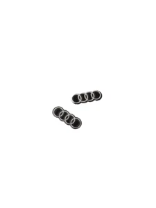 AUDI 2 X , PAIR REMOTE KEY FOB EMBLEM STICKER BADGE A3 A4 A5 A6 Q7 TT RS3 S3 S4 - Picture 1 of 1
