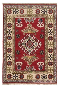 Kazak Handgeknüpfter Orientteppich 122x83 cm-Neu,Fine,Carpet,Rug,Rot - Picture 1 of 9