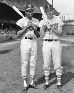 Baltimore Orioles FRANK and BROOKS ROBINSON Glossy 8x10 Photo Baseball Poster - Picture 1 of 1