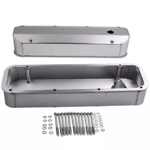 Big Block Fabricated Aluminum Tall Baffled Valve Cover for Ford V8 BBF 429 460 - Picture 1 of 12