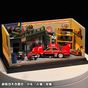 1/64 Scale Garage Props Model Repair Shop Scene Display Model Accessories - Picture 1 of 7