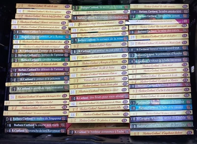 LOT de 358 livres BARBARA CARTLAND roman amour J'ai Lu poche - Photo 1/4