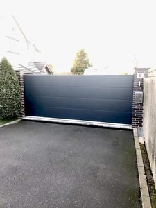 Modern Metal Drive Gates panels - Wooden Gates , Sheds , garden 40mm insulated - Picture 1 of 6