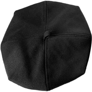 Boina informal sombrero boina negra sombrero boina decorativo sombrero mujer boina sombrero para - Imagen 1 de 12