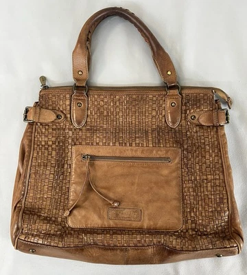 Bolso Cartera de Hombro Liebeskind Berlín Para Mujer Cuero Guijarro Suave Marrón Foto 1 de 4