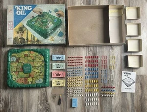 1974 KING OIL Board Game Milton Bradley 100% COMPLETE! SEE EVERY SINGLE PIECE!!! - Picture 1 of 24