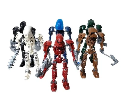 LEGO Bionicle Lot Toa Metru Nui (8601- 8606) Complete W/ Weapons & Kanoka Disk - Image 1 of 4