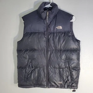 Gilet imbottito piumino The North Face 600 nero bambini taglia Lg ragazzi elastico in vita regolabile - Foto 1 di 17