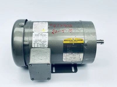 BALDOR 35F478-556461 Severe Duty XT Motor 1/.5hp 56C-Fr 5/8"-Shaft TEFC 230v - Image 1 of 4