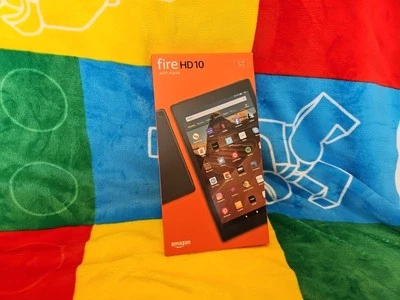 NEW Amazon Fire HD 10 Tablet W/ Alexa 10.1" Display 32 GB (9th Gen) - ALL COLORS - Image 1 of 4