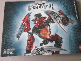 Lego Building Instructions Instruction Bionicle 8691 Phantoka Antrroz