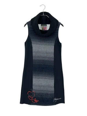 Abito Senza Maniche Floreale In Maglia Collo Alto DESIGUAL Donna Taglia L - Immagine 1 di 4