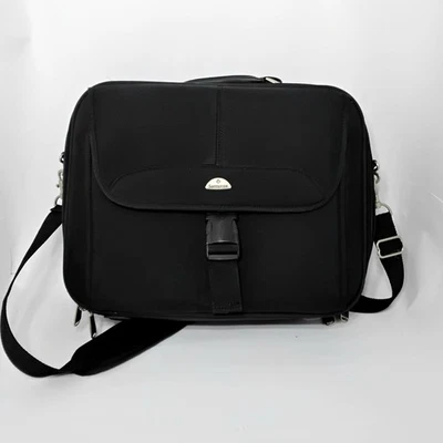 Samsonite Vintage Universal 17" Clásico Notebook Laptop Estuche de Transporte en Negro Foto 1 de 4