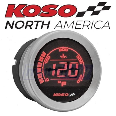 Koso Oil Temperature Gauge for 2006 Harley Davidson FLHXI Street Glide - vk Foto 1 de 4