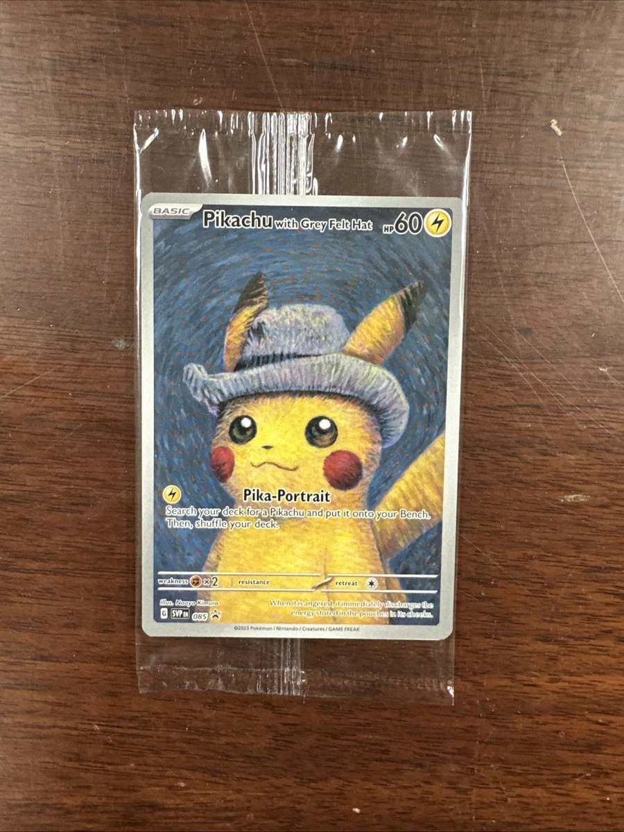 Pikachu with Grey Felt Hat 085 Sv: Scarlet & Violet Promo Cards