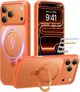 TORRAS Ostand Magnetic for iPhone 17 Pro Case, Fit for MagSafe, Orange - Picture 1 of 1