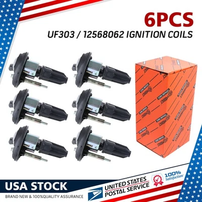 Bobina de encendido de calidad genuina 6 unidades OE#UF648 para Isuzu I-280 2007-2008 I-290 2006 Foto 1 de 4